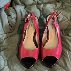Bandolino Red Slingbacks Size 9